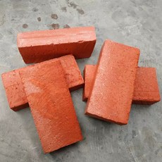 벽돌 모형 가짜 효과 촬영 영상촬영 디오라마 액세서리 제품 배경소품 소품, 1.빨간색 조각 한 개
