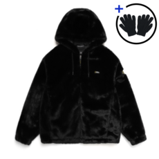 [국내매장판] 내셔널지오그래픽 페이크퍼 후드 풀집업 플리스 자켓 / 4종 택1 후리스