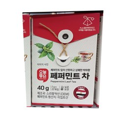 오늘좋은 페퍼민트 차, 1개, 20개입, 2g