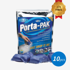 주니스 [공식수입사] WALEX 포타팩 용변분해제 카라반 캠핑카 10개팩 블루, 10개