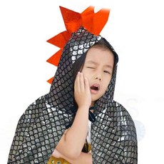 일안 할로윈 공룡망토 실버 할로윈만들기