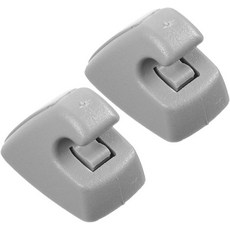 자동차 인테리어 소재의 세련된 디자인 공간 절약형 그늘막 리테이너 클립 호환을 위한 BESTOYARD 2pcs 선바이저 지원