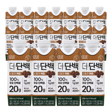 빙그레 더단백 드링크 커피 / 단백질 프로틴 보충 음료, 18개, 250ml