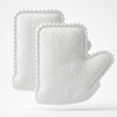 먼지제거 부직포 청소 장갑, 화이트, 50개