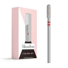 네일드릴비트 제거 정리 셀프 멜로디수지 6.7mm 인버티드 테이퍼드 큐티클 클린 네일 드릴 비트 332 전문가용 안전 카바이드 다이아몬드 언더 클리너 및 죽은 피부 제거용 초보, Fine - F, 3mm Rounded Top Barrel Cuticle, 1