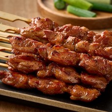 닭양념왕꼬치720g (90g*8ea) 수제닭꼬치 28cm 순살닭다리 숯불구이 닭꼬치 캠핑음식, 720g, 1개