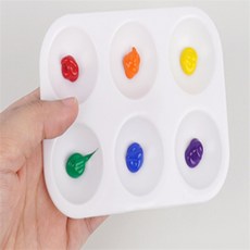 6구 미술용 미니 파레트 미술용파레트, 본상품