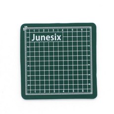 미니 모델 커팅 매트 조각 패드 미술 용품 문구류 학용품 손 레더 보드 8*8cm 1PC, Green-1