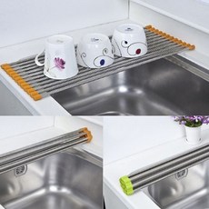 기타 선반 대형 싱크대 주방 오렌지 보관 생산 실리콘 스텐 씽크롤, 오렌지-중