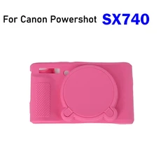 캐논 파워샷용 카메라 바디 커버 보호 케이스 G7X3 SX740 실리콘 Mark III, 13 SX740 Rose