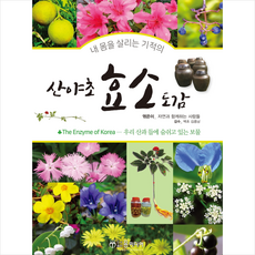 윤미디어 산야초 효소 도감 +미니수첩제공, 자연과함께하는사람들