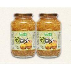 임산부 속편한 국산 사양벌꿀 꿀모과차 1kg x2병 새콤달콤 봉밀, 2개, 1개입