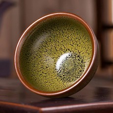 연잎찻잔 석고몰드 도자기찻잔 몰드 석고틀, 그린 12.7x7.5cm 380ml, 200ml~400ml