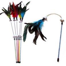 깃털 스프링 낚시대 고양이장난감 고양이놀이용품jus2+3GVR