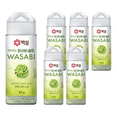 백설 와사비 디핑솔트, 6개, 50g