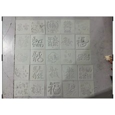吉祥圖案鏤空模板套裝 多款春節新年主題 DIY藝術創作必備, 30, 50箱