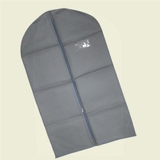 코트 보관 커버 의류 옷 비닐 지퍼식 부직포 덮개 롱, 1개