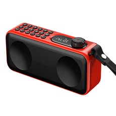 多媒體F59藍牙無線音響 FM收音機 攜帶式播放器, 多媒體F59播放器 紅色 三個月保固 超過保固一樣有在維修, 多媒體F59