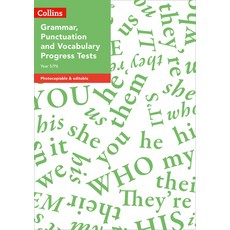 (영문도서) Year 5/P6 Grammar Punctuation and Vocabulary Progress Tests Paperback, Collins, English, 9780008333652