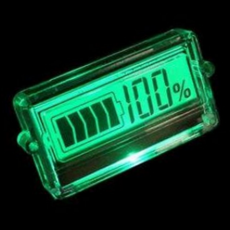 배터리 용량 테스터 디지털 전압계 12볼트 led 전압 측정기 자동차 디스플레이 48볼트 스쿠터 게이지, 잔량표시P00328