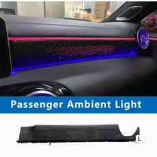 LED 부조종사 분위기 조명 에어컨 통풍구 64 색 장식 앰비언트 라이트 메르세데스 A 클래스 W177 A250, 02 CLA class W118, 07 set 5 custom