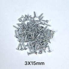 목공용피스 3X15mm 접시나사 (200개), 200개