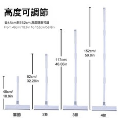 衛生間刷地刷子長柄硬毛兩用地刷廚房廁所瓷磚清潔浴室地板刷刮水, 1個