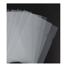 로켓터틀 A4 투명 파일홀더 12개 L자화일