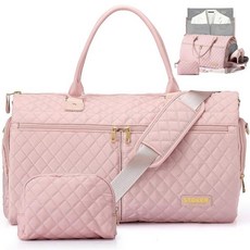 STOVER 여성용 컨버터블 의류 더플백 여행용 투인원 기내용 위켄더 오버나이트 토트 - 주름 방지 드레스 걸이식 수트 및 + 신발 수납 공간 보너스 세면도구 가방 (브라운)