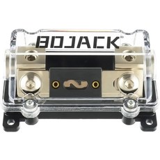 BOJACK 024 게이지 AWG 인라인 ANL 퓨즈 홀더 20페어 무와이어 단자 필요 절연 커버 포함 자동차 4 2 0 블록, 80A