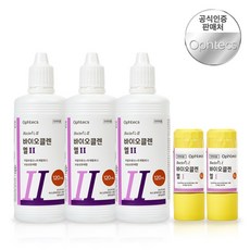 바이오클렌 엘원(2)+엘투(3) 렌즈 세척액, 1세트