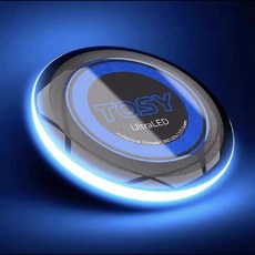 원반 던지기 LED 아웃도어 스포츠 후광 연습 야외 운동회, 블랙디스크+블루