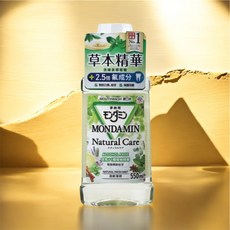 夢納明 漱口水550ml 溫和清潔、去除異味、保護牙齦 全家適用, 1個, 清新薄荷