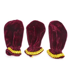 공용 업라이트 피아노 서스테인 페달 커버 벨벳 미끄럼 방지 발 먼지 강력한 보호 액세서리 부드러운 내마, 01 Red