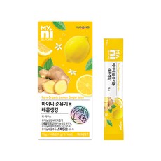 마이니 순유기농 레몬생강 NFC착즙 스틱 14p, 210g, 4박스