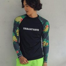 VERAF 鳳梨圖案防曬長袖泳衣