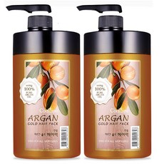 컨퓸 아르간 트리트먼트 골드 헤어팩 1000g, 1L, 2개