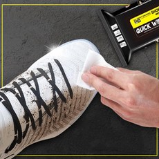 운동화 신발 세척 물티슈 슈즈클리너 Quick wipes 12매 10box