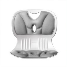 兒童護腰墊 藍色 32*30*30CM 久坐護腰 人體工學, 灰色兒童款