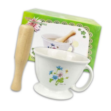 키친프리 도자기 손잡이 절구 세트 (중) - D