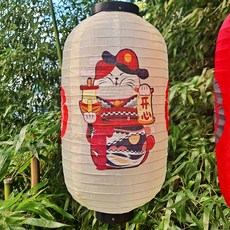 이자카야 조명 홍등 일식등 캠핑 홈포차 선술집 무드등, 족자고양이