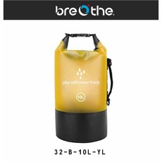 Breathe 水呼吸 肩背防水袋 10L 20L, 7. 10L單肩背-透光拼接 黃, 黃, 單肩背