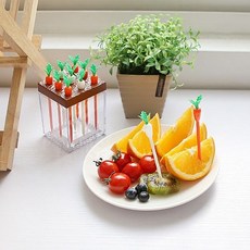 KC인증 홈 집들이 오거닉 디자인 과일꽂이 파티픽 9EA, KC인증 홈 집들이 오거닉 디자인 과일꽂이 파티픽 9E