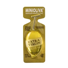 Alcala Oliva Minioliva 特級初榨橄欖油 隨身包 一撕即用 不滴漏設計 初榨橄欖油, 1個, 14ml
