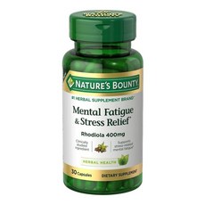 네이처스바운티 로디올라 400mg 캡슐 30정, 30 Count (Pack of 1), 1개