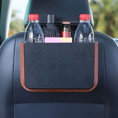 車用垃圾桶 車內置物盒 汽車後排椅背收納袋 摺疊防水垃圾盒, 經典黑【可摺疊垃圾桶】