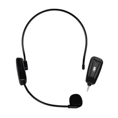 IFIVE GM300 頭戴式2.4G無線麥克風, 黑