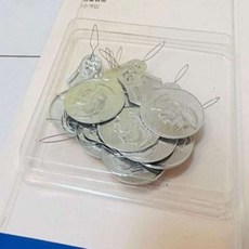 바늘실꿰기 금속 원형효자핀 10P 바늘귀꿰기 실끼우는도구 실끼우기 바늘귀끼우개