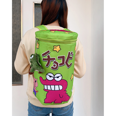 (2color) 초코비가방 캐릭터 쓸데없는 바구니 커플 친구 선물 크리스마스 백팩 어린이 짝꿍 웃긴가방 귀여운가방 쵸코비 초코비