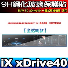 BMW iX xDrive40 鋼化玻璃保護貼, iX xDrive40 一片式 霧面款鋼化, 1個